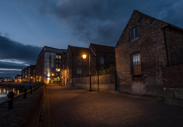 Gainsborough riverside at night  Picture Board by Jason Thompson