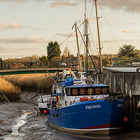 Buy canvas prints of moored boat by Jason Thompson