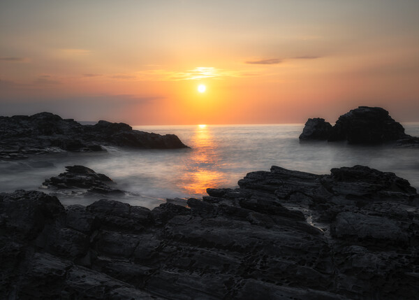 Godrevy sunset. Picture Board by Jason Thompson