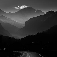 Buy canvas prints of Swiss Alpine Road by Iain Tong