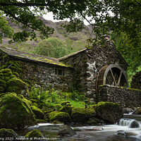 Buy canvas prints of Lake District Watermill by Iain Tong