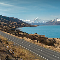 Buy canvas prints of Road to Mt.Cook by Iain Tong