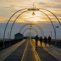 Buy canvas prints of Southport pier by Susan Tinsley