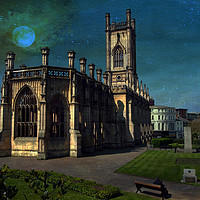 Buy canvas prints of Bombed out church by Susan Tinsley