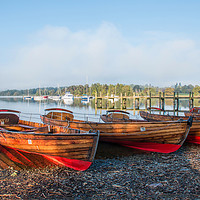 Buy canvas prints of Waterhead boats by Susan Tinsley