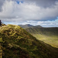Buy canvas prints of Brecon Beacons Hike by Simon Rees
