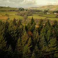 Buy canvas prints of                            Rhondda Valleys Landsca by Simon Rees