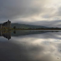 Buy canvas prints of  Kilchurn Castle, Loch Awe by Chris Griffin