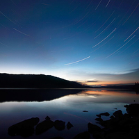 Buy canvas prints of  Stars over Loch Awe by Chris Griffin