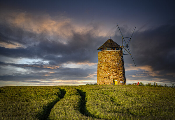St Monan's Windmill Picture Board by Alan Sinclair