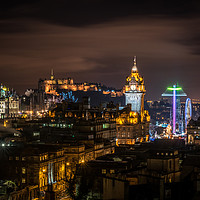 Buy canvas prints of Edinburgh from the hill by Alan Sinclair