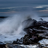 Buy canvas prints of Crashing waves  by Alan Sinclair