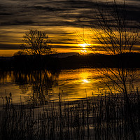 Buy canvas prints of Setting Sun by Alan Sinclair