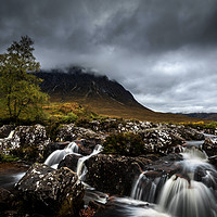 Buy canvas prints of River Coupall and Buachaille Etive Mor by Alan Sinclair