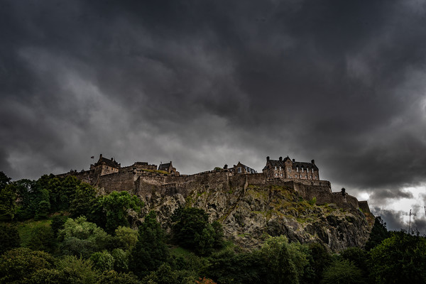 Edinburgh Castle  Picture Board by Alan Sinclair