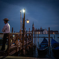 Buy canvas prints of Gondolier  by Alan Sinclair