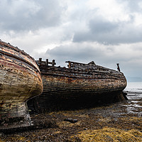 Buy canvas prints of Beached Wrecks by Alan Sinclair