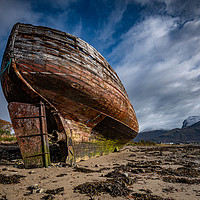 Buy canvas prints of Corpach Wreck by Alan Sinclair