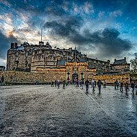 Buy canvas prints of Edinburgh Castle by Alan Sinclair