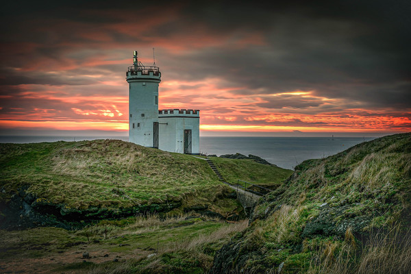 Elie Lighthouse  Picture Board by Alan Sinclair