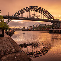 Buy canvas prints of Newcastle Quayside, Newcastle by Marcia Reay