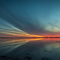 Buy canvas prints of Holy island sunrise by Marcia Reay