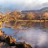 Buy canvas prints of Buttermere sunlight by Marcia Reay