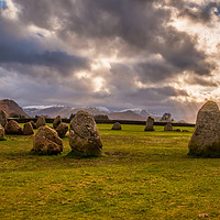 Buy canvas prints of Castlerigg Stone Circle by Marcia Reay