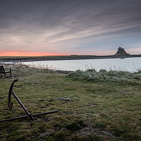 Buy canvas prints of Holy Island sunrise by Marcia Reay