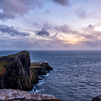 Buy canvas prints of Neist Point Lighthouse by Marcia Reay