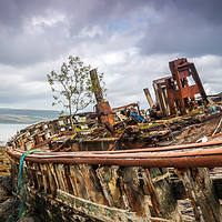 Buy canvas prints of Salen Shipwrecks by Marcia Reay