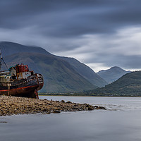 Buy canvas prints of Scottish shipwreck by Marcia Reay