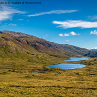 Buy canvas prints of The Three Lochs, Mull by Marcia Reay