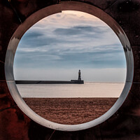 Buy canvas prints of Roker Pier in Sunderland  by Marcia Reay