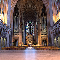 Buy canvas prints of Liverpool Cathedral by Stephen Johnson