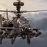 Buy canvas prints of Boeing AH 64 Apache attack helicopter by Chris Jones