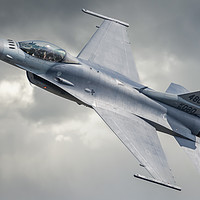 Buy canvas prints of USAF F16 Fighting falcon  by Chris Jones