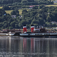 Buy canvas prints of Waverley Paddle Steamer by Ros Ambrose