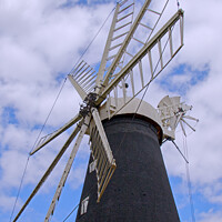 Buy canvas prints of Heckington Eight Sailed Windmill by Ros Ambrose