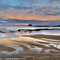 Buy canvas prints of North Berwick and The Bass Rock by Ros Ambrose