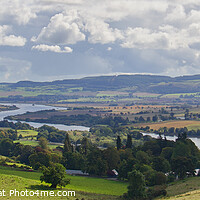 Buy canvas prints of Looking Down the Tay from Kinnoull Hill by Ros Ambrose