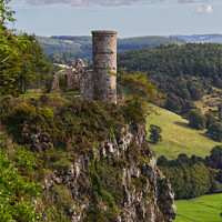 Buy canvas prints of Kinnoull Tower by Ros Ambrose