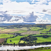 Buy canvas prints of Kinnoull Hill View Point by Ros Ambrose
