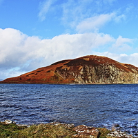 Buy canvas prints of  Davaar Island Campbeltown by Ros Ambrose