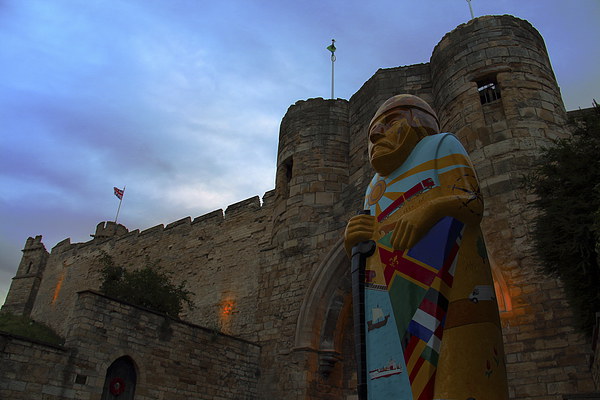  Standing Guard at Lincoln Castle Picture Board by Ros Ambrose