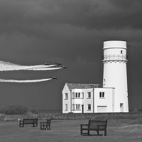 Buy canvas prints of Hunstanton Light House by Ros Ambrose