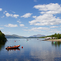 Buy canvas prints of Loch Lomond  by Ros Ambrose