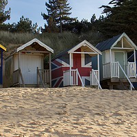 Buy canvas prints of Beach Huts Wells-Next-The-Sea by Ros Ambrose