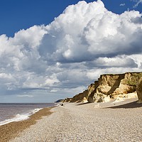 Buy canvas prints of Weybourne Beach Norfolk by Ros Ambrose