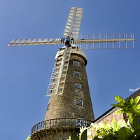 Buy canvas prints of Moulton Windmill by Ros Ambrose